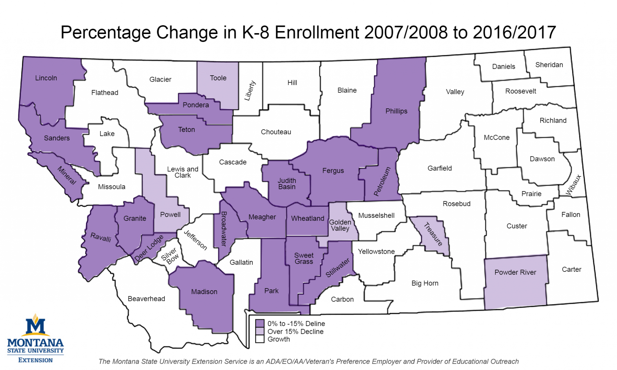 Public Schools in Montana Rural and Urban AgEconMT