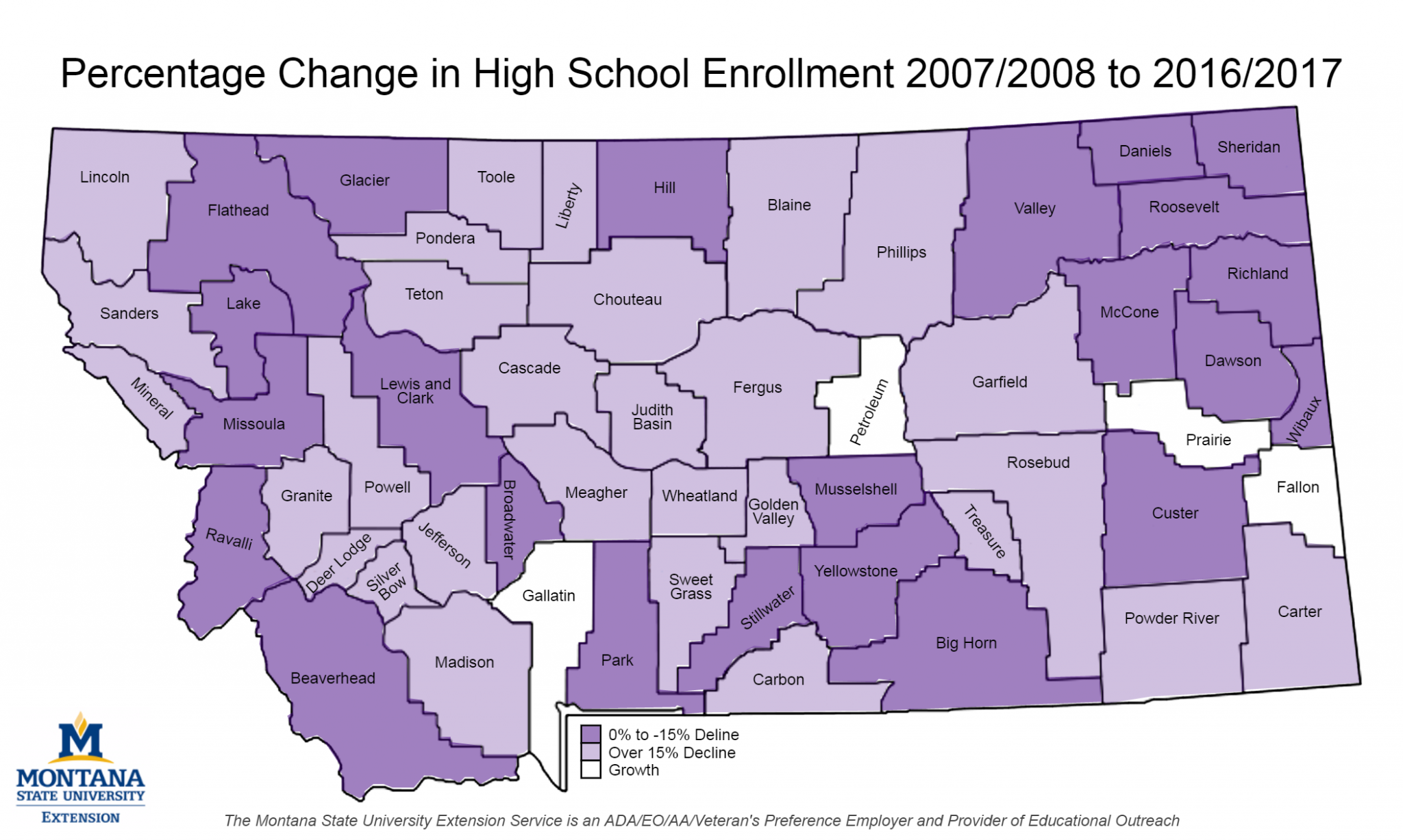 Public Schools in Montana Rural and Urban AgEconMT